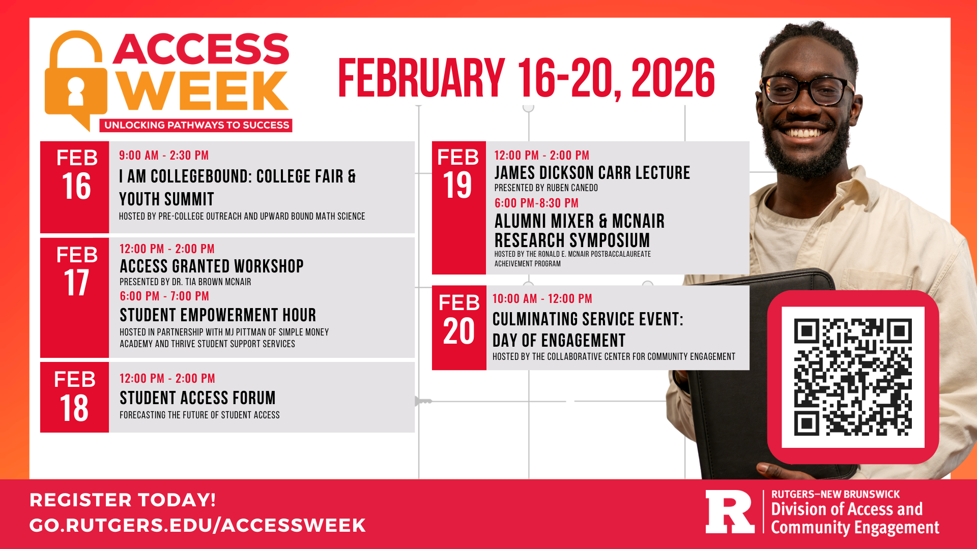 Access Week Banner with Information