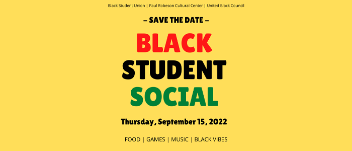 Black Student Social graphic